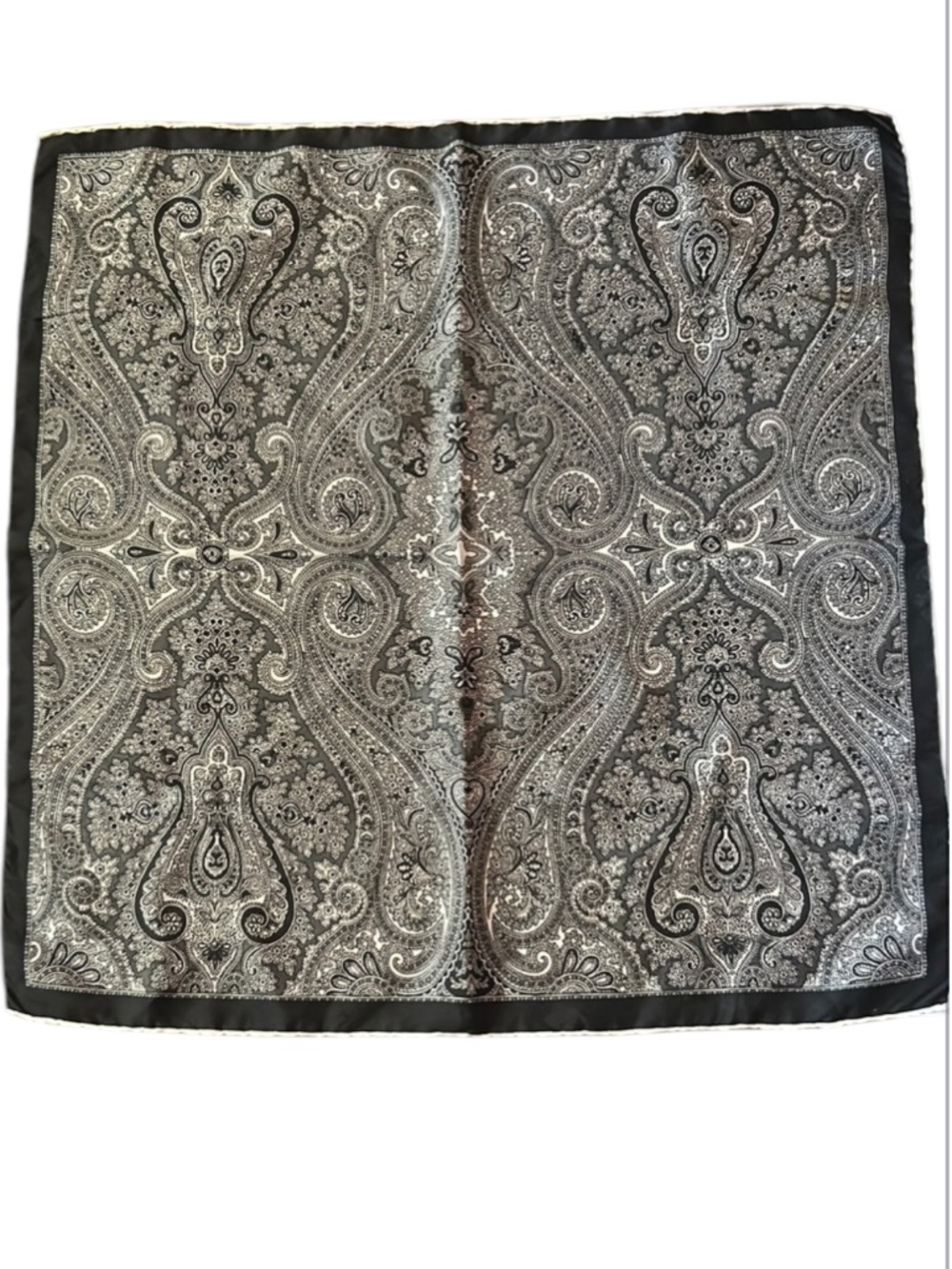 Vintage Hand-Rolled Neck Scarf or Pocket Square Insert